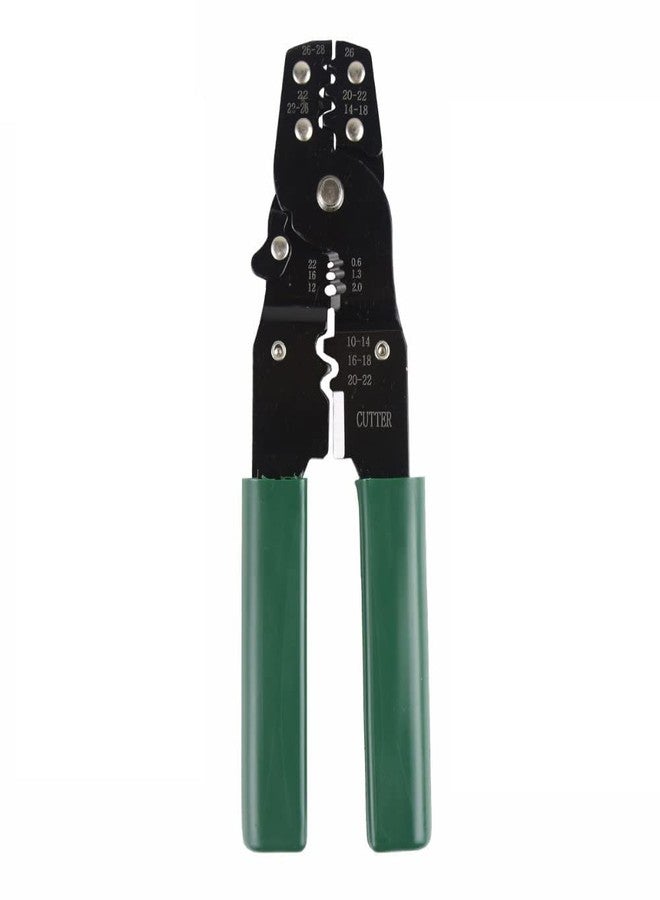 DOTCOM 8-Inch Self-Adjusting Automatic Cable Cutter Crimper, 5 in 1 Multipurpose Tool Wire Stripping Cutting Pliers, 10-24 AWG (0.2~6.0mm²) (Yellow) (WT-21) - Image 1