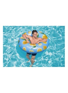 SUKILO Scentsational Lemon Swim Ring – 1.19m Inflatable Pool Float with Scented Lemon Design, Durable PVC Tube for Kids & Adults, Summer Pool and Beach Toy  - Image 2