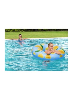 SUKILO Scentsational Lemon Swim Ring – 1.19m Inflatable Pool Float with Scented Lemon Design, Durable PVC Tube for Kids & Adults, Summer Pool and Beach Toy  - Image 5