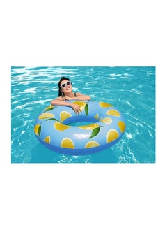 SUKILO Scentsational Lemon Swim Ring – 1.19m Inflatable Pool Float with Scented Lemon Design, Durable PVC Tube for Kids & Adults, Summer Pool and Beach Toy  - Image 3