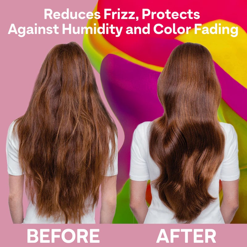 ColorProof Plush Locks Leave-in Smooth, Anti- Frizz Smoothing Lotion, Protects & Reduces Blow Dry Time, Controls Frizz & Adds Shine, Sulfate-Free, Vegan, 6.7fl oz - Image 5