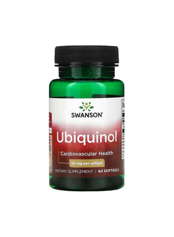Ubiquinol, 50 mg, 60 Softgels