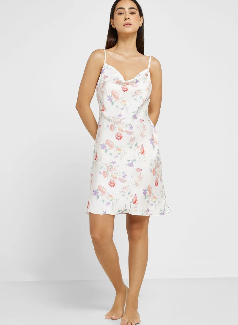 ELLA Printed Night Slip Dress