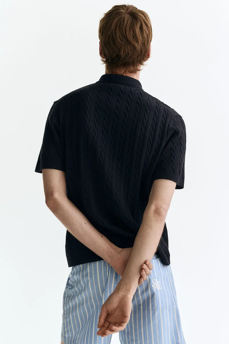 H&M  Regular Fit Cable-knit shirt for Men | Best Price UAE