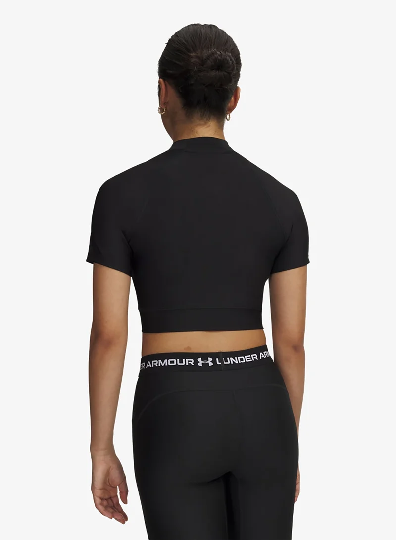 UNDER ARMOUR Cropped Mock Neck Top