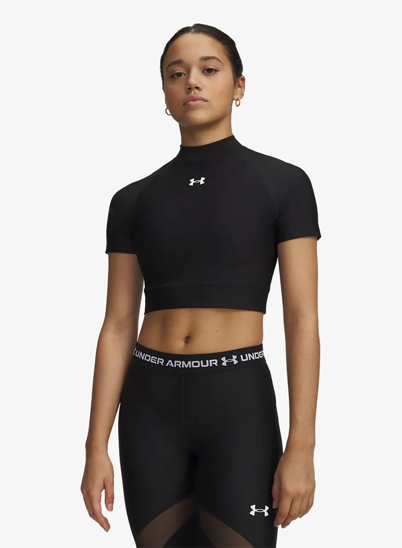 اندر ارمر بلوزة قصيرة بياقة عالية