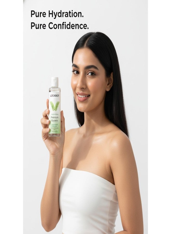 LockBot Pure, Unscented Glycerine 125ml for Skin Care Deep Moisturizing & Hydrating Formula for Soft & Smooth Skin, Uneven Skin Tone, Dryness, Dark Spot, Wrinkles | Beauty & Hair Care for Men & Women - Image 2