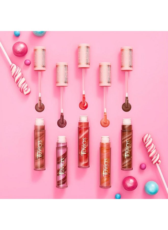 Juvia's Place Candy Shop Lip Gloss Bubblegum Moisturizing Beauty Tinted Clear Glows Hydrating Long Lasting Plumping Shine Glossy Colored Pout Stains Plumper Light Glass Filler Glaze Balm Makeup  - Image 5