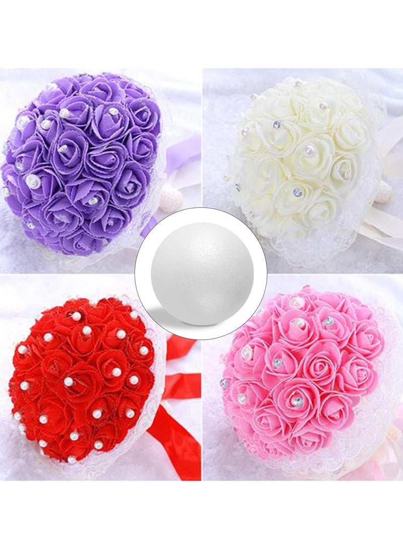 كرافت ماجيك CRAFT MAGIC، قطعتان من كرات الإسفنج البيضاء مقاس 15 سم، كرات حرفية من البوليسترين، كرات إسفنجية للديكور الفني للأعمال الفنية والحرف اليدوية والمشروعات المدرسية وتزيين الحفلات - Image 5