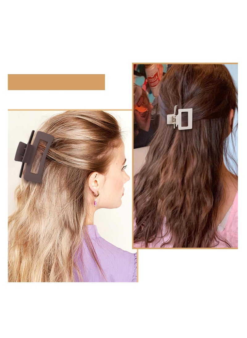 NEW LIVE - NEW LIVE Hair Clip 16 Count for Women - Hair Claws for Thin Thick Curly Hair - Large and Small Matte Banana Clips - Strong Hold Nonslip Hair Claws - Various Sizes and Styles - Image 1