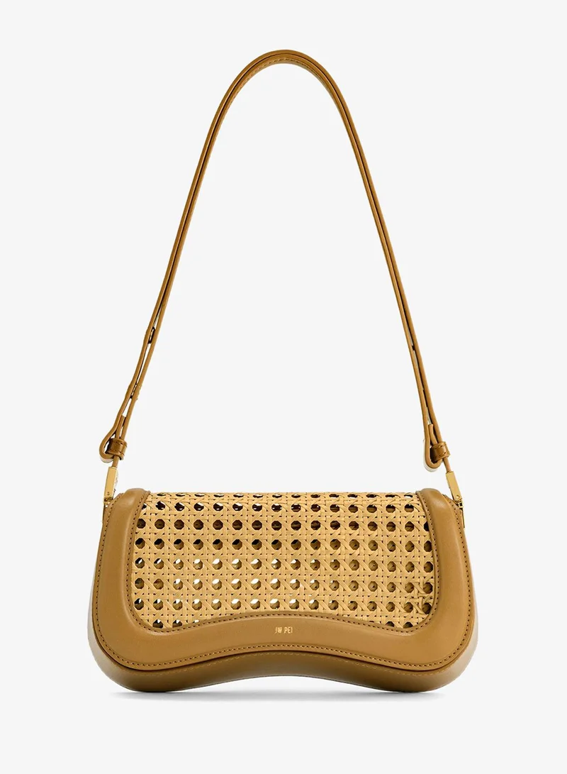 JW PEI Joy faux bamboo shoulder bag