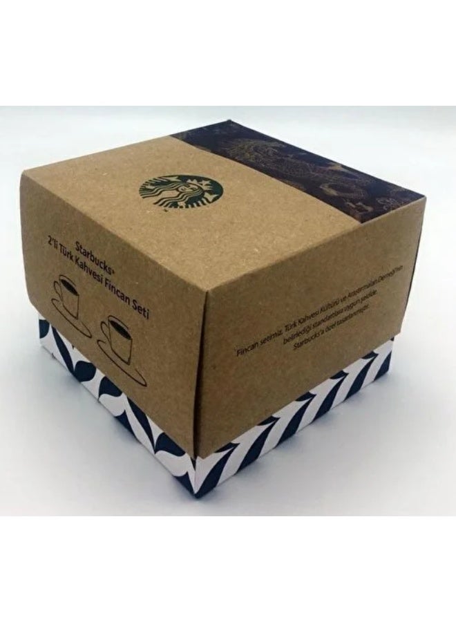 ستاربكس طقم أكواب قهوة تركية وإسبريسو ديميتاس من ستاربكس، قطعتين - أبيض (88 مل) - Image 5
