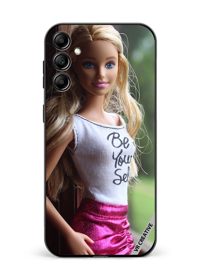 Protective Case Cover For Samsung Galaxy M14 Barbie Doll Design Multicolour