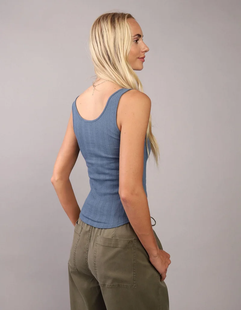 American Eagle AE Pointelle Tank Top