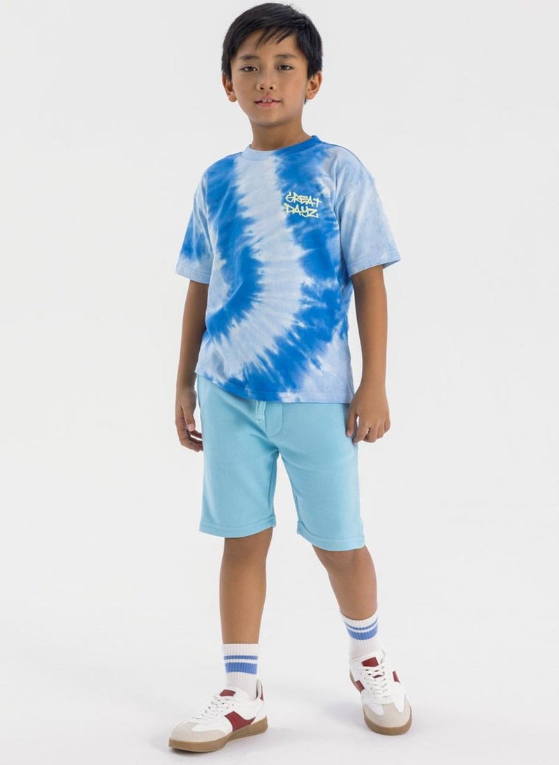 MINOTI Boy’s Two-Piece Set with Printed T-Shirt and Shorts - Image 1