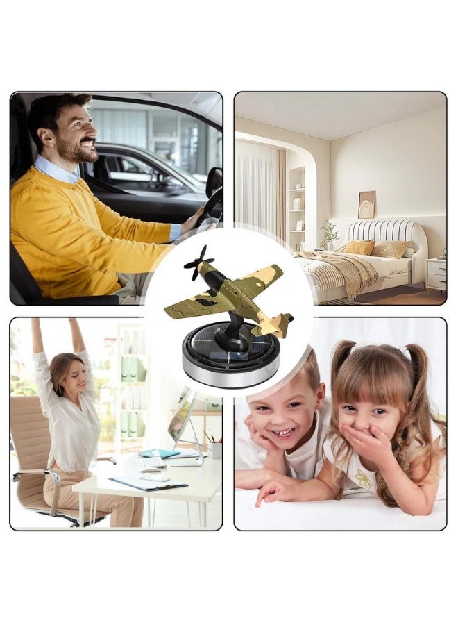 Solar-powered car air freshener shaped like a fighter jet - Image 2