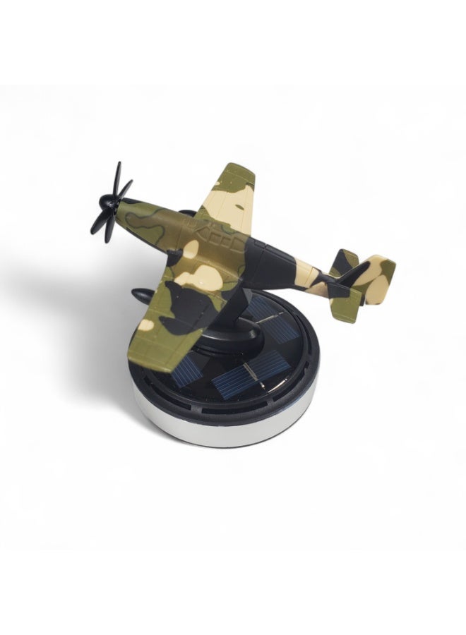 Solar-powered car air freshener shaped like a fighter jet - Image 3