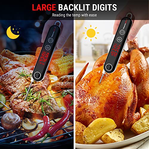 ThermoPro TP18 Instant Read Meat Thermometer Digital with Thermocouple Sensor, Cooking Food Thermometer for Grill, Smoker, BBQ, Oil Deep Frying, Candy, Kitchen Thermometer - Image 4