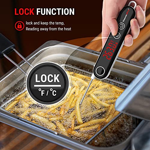 ThermoPro TP18 Instant Read Meat Thermometer Digital with Thermocouple Sensor, Cooking Food Thermometer for Grill, Smoker, BBQ, Oil Deep Frying, Candy, Kitchen Thermometer - Image 3