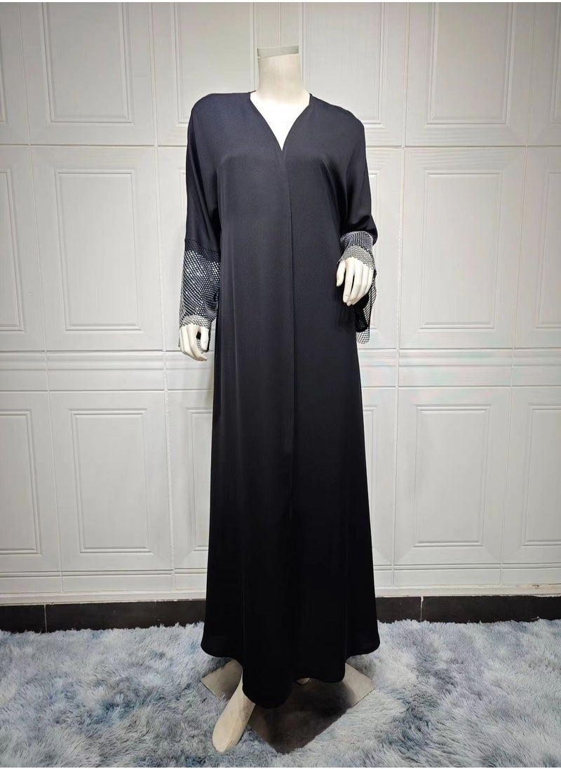 MQIAOHAM - MQIAOHAM Women's Muslim Dress dignified long robe Eid al Fitr clothing Arab Islamic Dubai clothing - Image 1