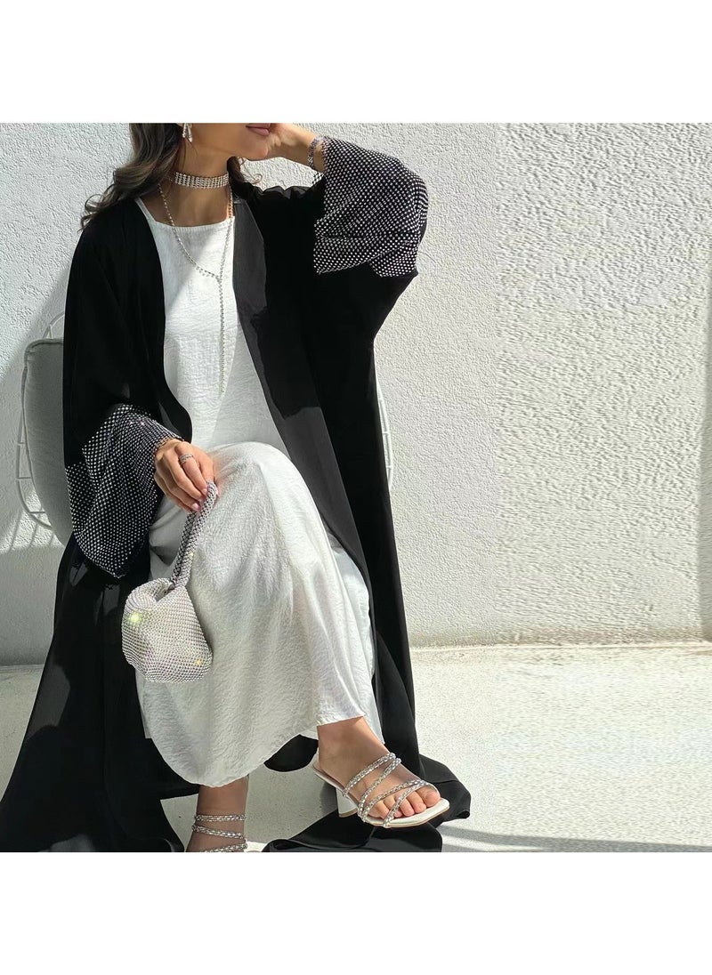 MQIAOHAM - MQIAOHAM Women's Muslim Dress dignified long robe Eid al Fitr clothing Arab Islamic Dubai clothing - Image 1