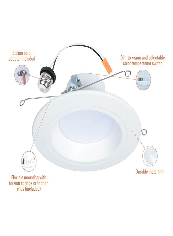 HALO RL 5/6-Inch Recessed LED Trim Downlight with Selectable Color Temperatures - RL56069FSD2W1EWH - Image 3