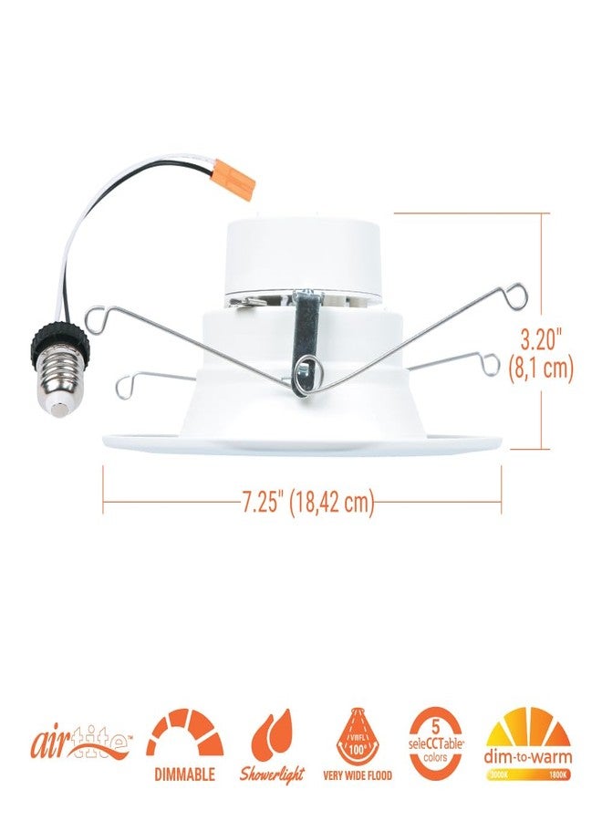 HALO RL 5/6-Inch Recessed LED Trim Downlight with Selectable Color Temperatures - RL56069FSD2W1EWH - Image 2
