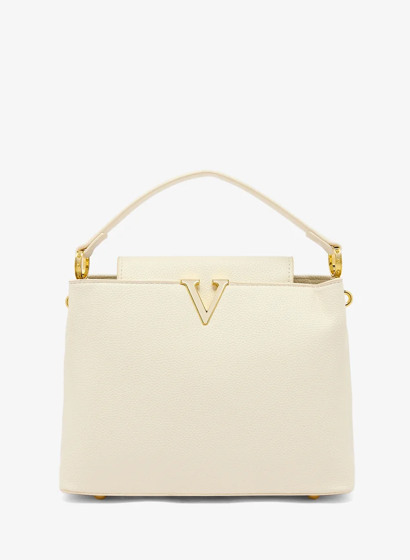 Khizana Classic Structured Top Handle Satchel