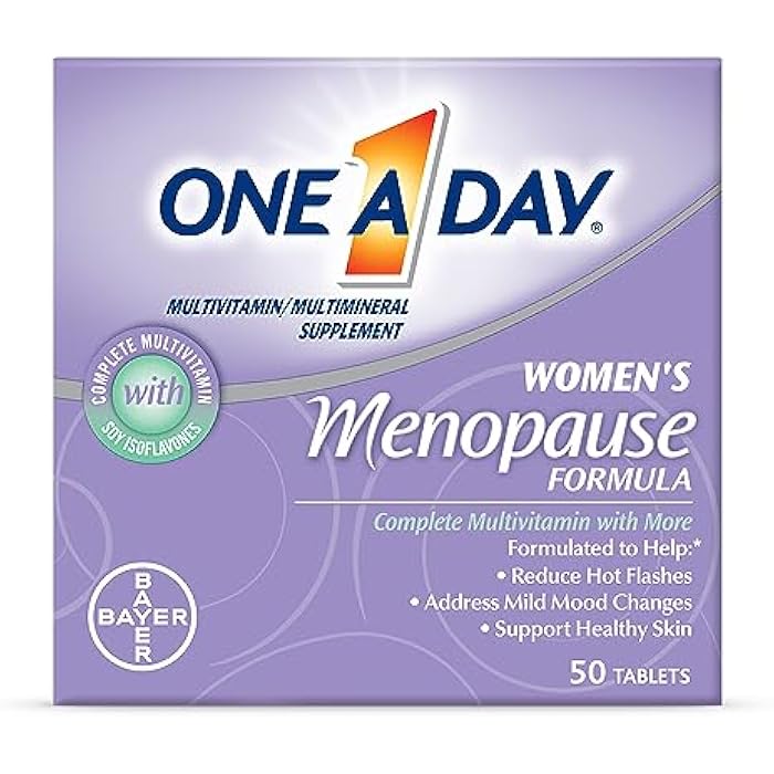 One A Day Women's Menopause Multivitamin with Vitamin A, Vitamin C, Vitamin D, Vitamin E and Zinc for Immune Health Support, Bone health, 50 Count - Image 1