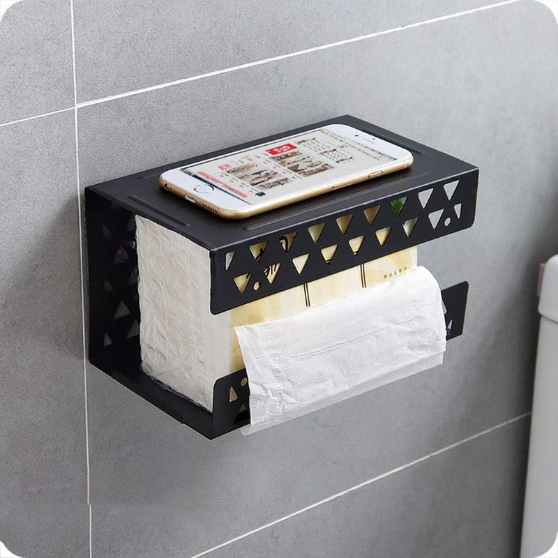 Tissue boxtissue Box coverstissue Box Holder Elegant Tissue Box Paper Holder Holder Toilet Paper Dispenser Case Storage Organizer for Home Office Tissue Boxes - Image 2