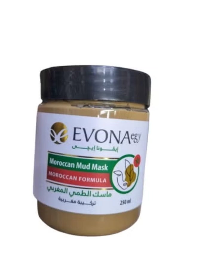Evona ماسك طمي أيفونا لتفتيح وترطيب البشرة والجسم – تنظيف عميق وتغذية طبيعية - Image 1