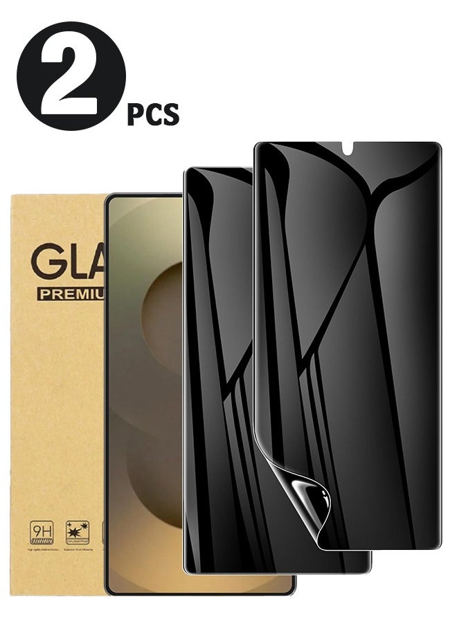Lemon - 2 Pack for Samsung Galaxy S25 Ultra Privacy Screen Protector, Like Original Fingerprint Unlock, Anti-Spy Private S25 Ultra Glass Film, Case Friendly, Scratch-Resistant, Sensitive Touc - Image 1
