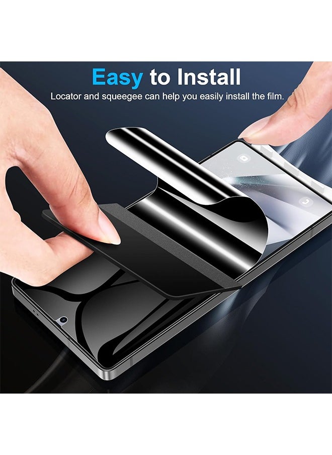 Lemon - 2 Pack for Samsung Galaxy S25 Ultra Privacy Screen Protector, Like Original Fingerprint Unlock, Anti-Spy Private S25 Ultra Glass Film, Case Friendly, Scratch-Resistant, Sensitive Touc - Image 1