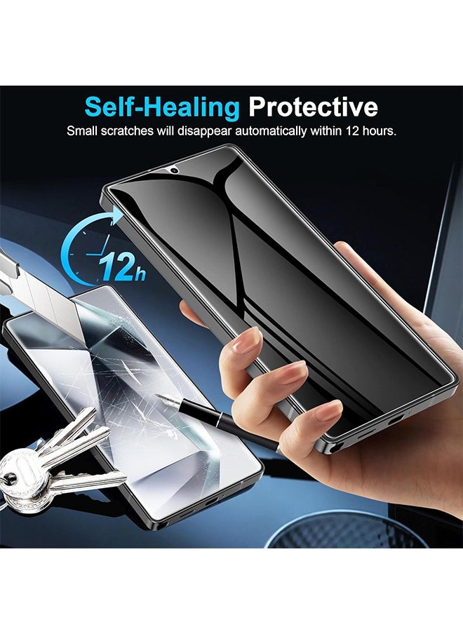 Lemon - 2 Pack for Samsung Galaxy S25 Ultra Privacy Screen Protector, Like Original Fingerprint Unlock, Anti-Spy Private S25 Ultra Glass Film, Case Friendly, Scratch-Resistant, Sensitive Touc - Image 1