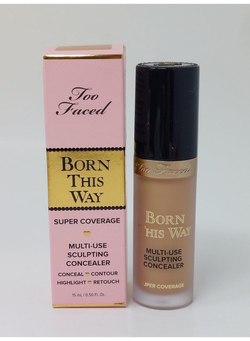 Too Faced Born This Way Super Coverage Concealer – Golden Golden - Image 2