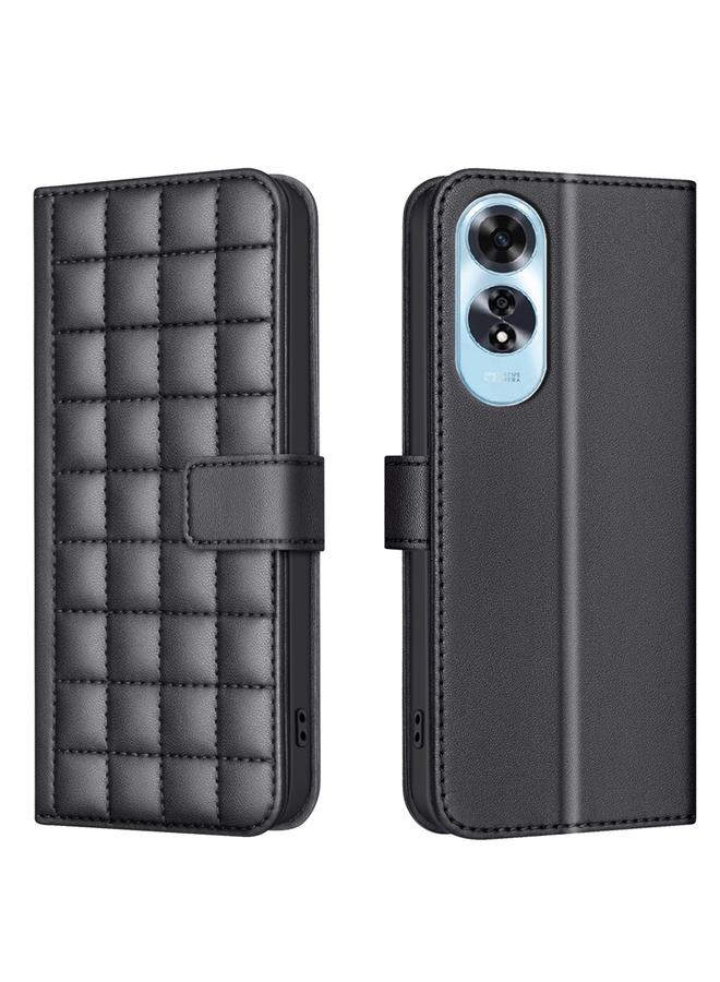 S-TOP Case For OPPO A60 4G Square Texture Leather Phone Case - Image 1