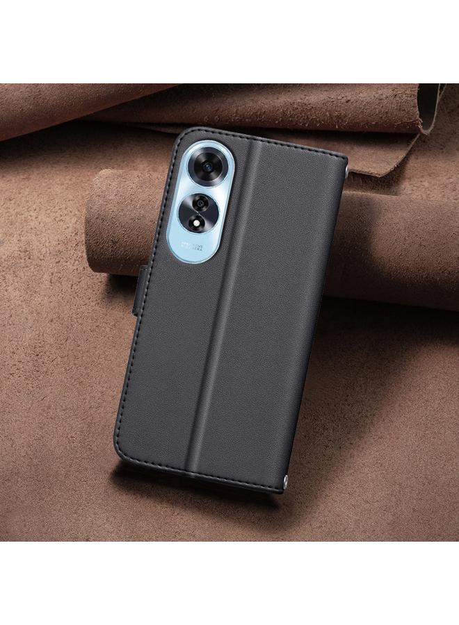 S-TOP Case For OPPO A60 4G Square Texture Leather Phone Case - Image 3