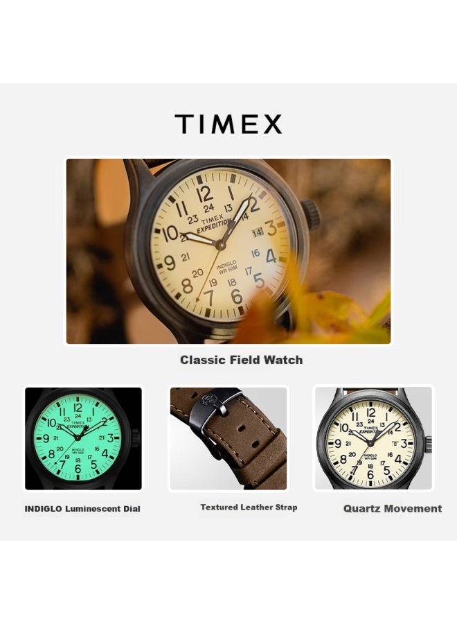 Timex Men'S Expedition Series Night Light Waterproof Outdoor Sports European And American Watch New Year Gift T49963 - Image 4