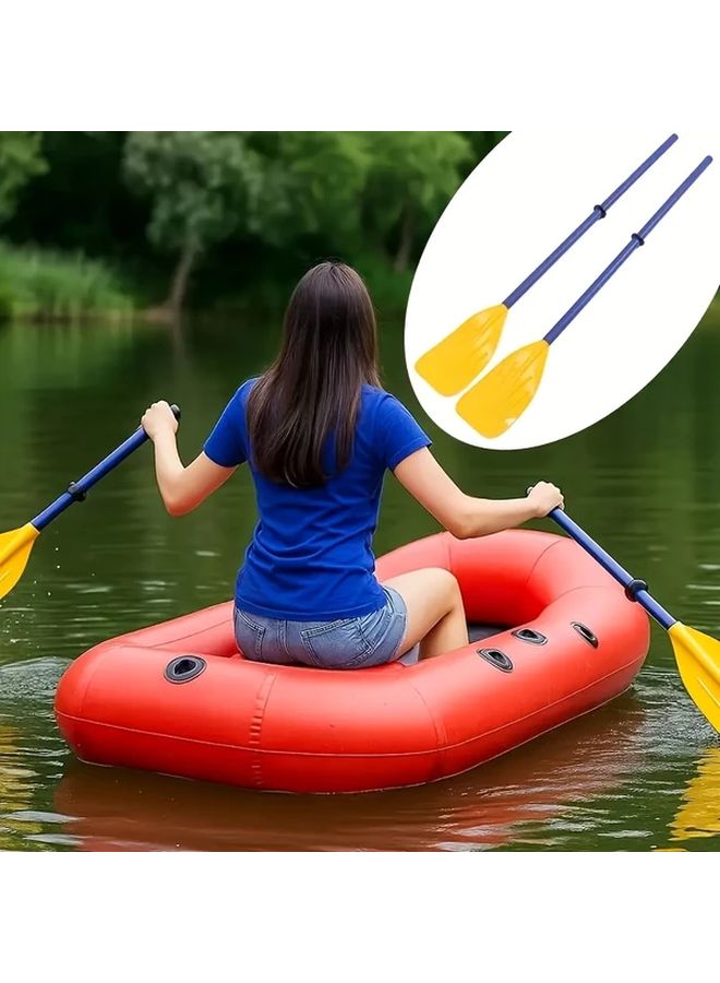 قطعتان من مجاديف الكاياك القابلة للفصل لمعدات القوارب والطوافات وصيد الأسماك والإكسسوارات البحرية - Image 3