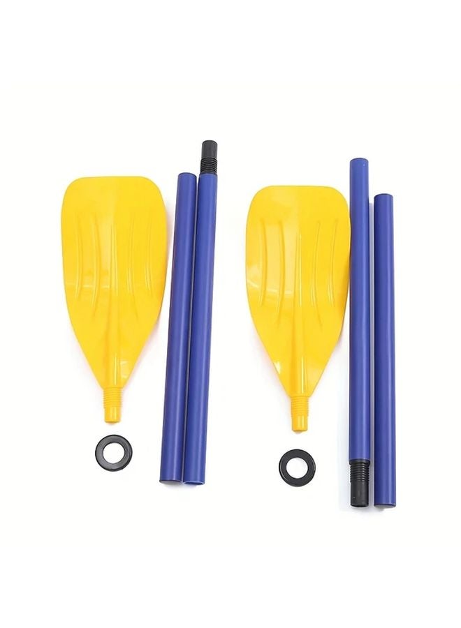 قطعتان من مجاديف الكاياك القابلة للفصل لمعدات القوارب والطوافات وصيد الأسماك والإكسسوارات البحرية - Image 5