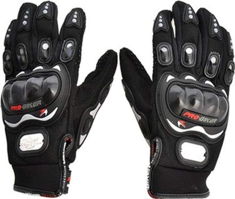 Probiker Protective Full Finger Gloves Anti-Skid Surface Breathable Bike Riding Glove for Motorcycle, Cycling, Climbing Mountaineering and Hiking (Black, M) - Image 1