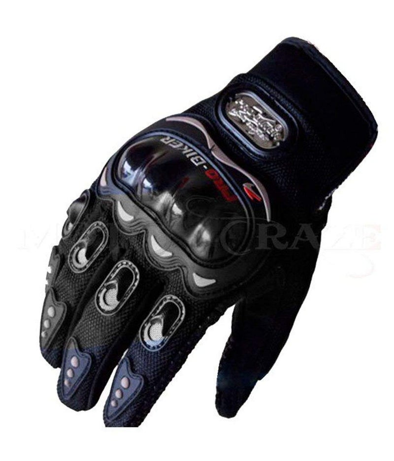 Probiker Protective Full Finger Gloves Anti-Skid Surface Breathable Bike Riding Glove for Motorcycle, Cycling, Climbing Mountaineering and Hiking (Black, M) - Image 4