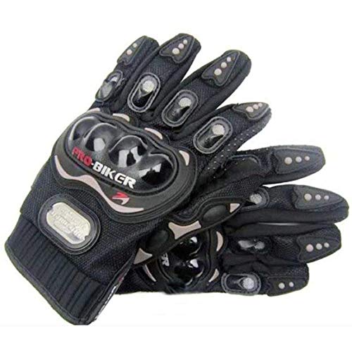 Probiker Protective Full Finger Gloves Anti-Skid Surface Breathable Bike Riding Glove for Motorcycle, Cycling, Climbing Mountaineering and Hiking (Black, M) - Image 3