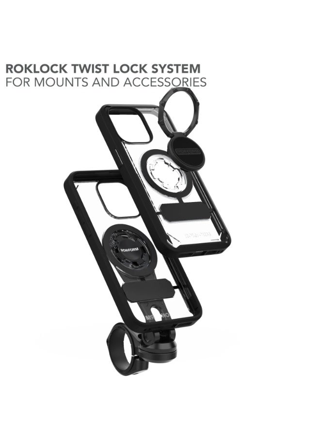 Rokform Crystal Case for iPhone 15 Pro Max – Clear / Motorcycle & bike mount case - Image 3