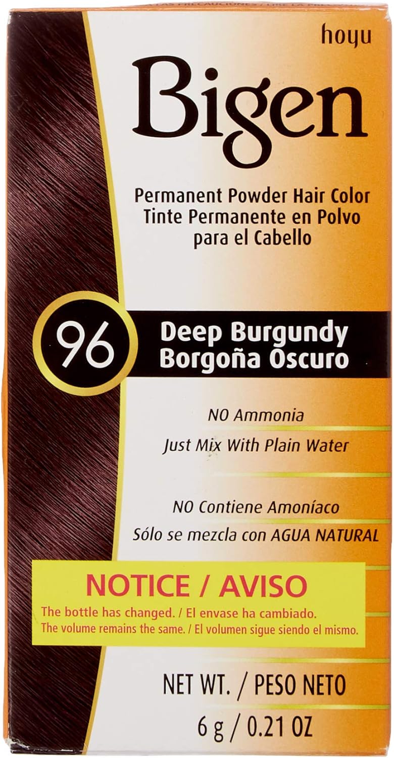 Bigen Hair Color Powder  Deep Burgundy 96