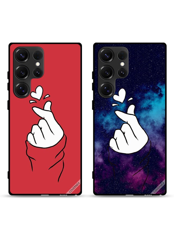 Covernex Two Cases For Samsung Galaxy S25 Ultra 5G Protective Covers Snap Love - Image 1