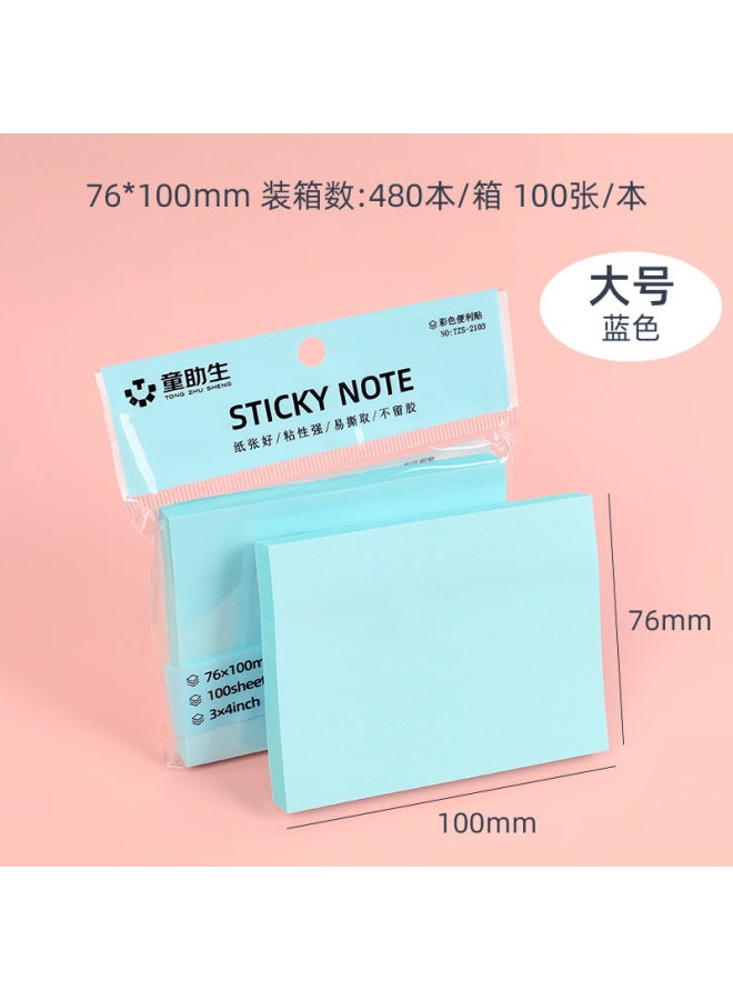 HELPS Creative Color Post-it Cute Post-it Notes Office Stationery Post-it Notes Tear Student Strong Sticky Message Post-it Notes - Image 1
