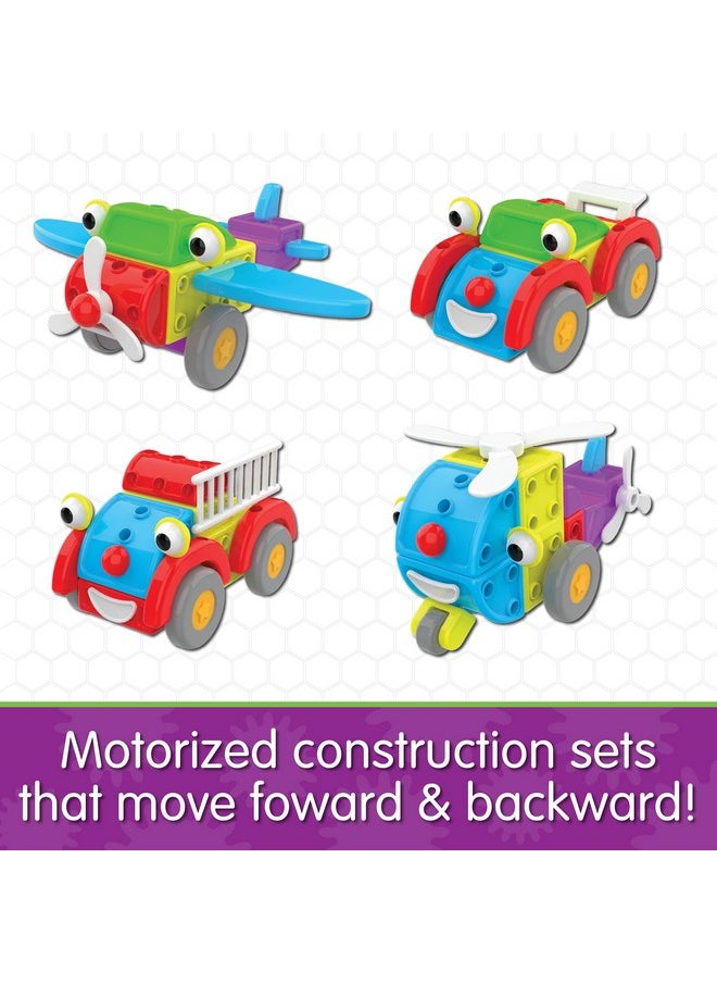 THE LEARNING JOURNEY : Techno Kids 4-In-1 On The Go - Stem Construction Set - Toy Interlocking Gear Sets For Children Ages 3 Years And Up - Award Winning Toys  - Image 2