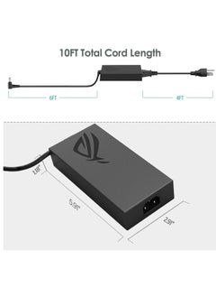 Max Power Asus Rog Laptop Charger, 180W Adapter Power Supply for Asus ROG Zephyrus G14 G15 GA401I GA401IV GA401IH GA401IU GA502IU GA502DU Asus TUF TUF505DU TUF705DU FX705G FX705D FX505D ADP-180UB D  - Image 3