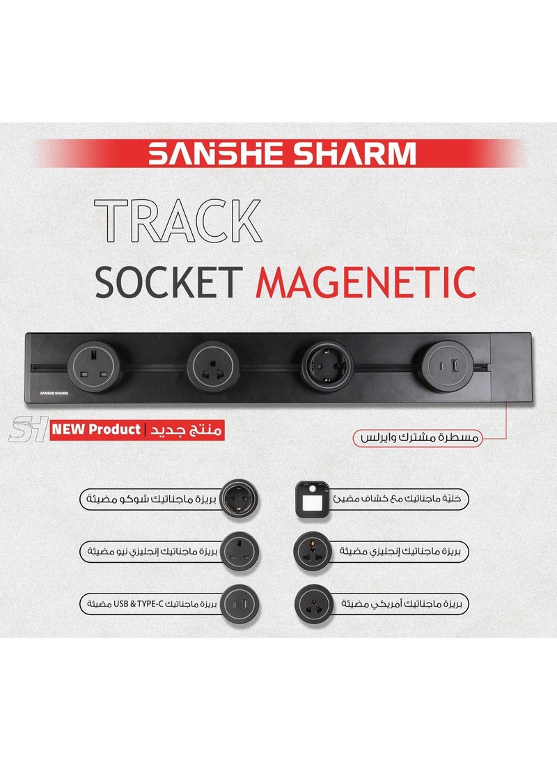 Sanshe sharm Offer on a 40cm black 8000W Magnetic subscriber aluminum 10years - Image 2